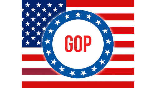 Gop,Election,On,A,Usa,Background,,3d,Rendering.,United,States