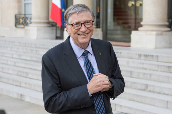 Paris,,France,-,April,16,,2018,:,Bill,Gates,At