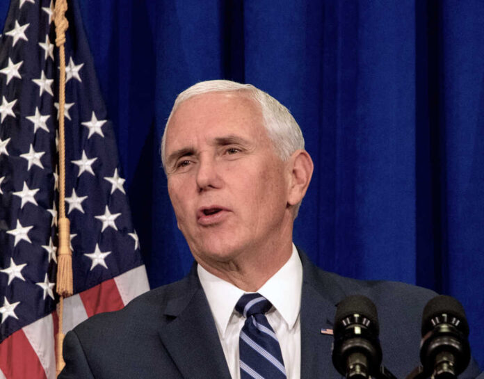 Topeka,Kansas,,Usa,,October,19,,2018,Vice-president,Mike,Pence,Speaks