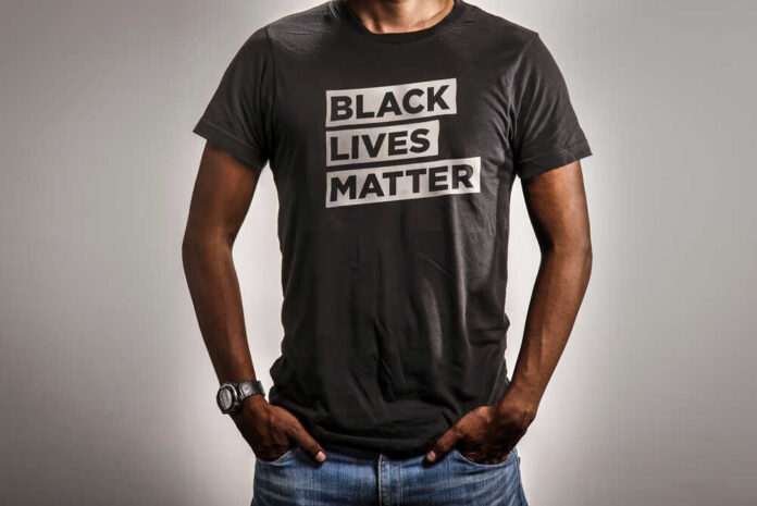 Black,Lives,Matter,T-shirt.,Person,Wearing,Blm,Tee,Shirt,Design