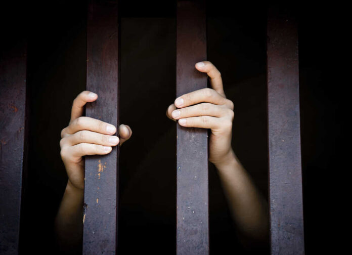Prisoner,Grasp,Cage,Bars