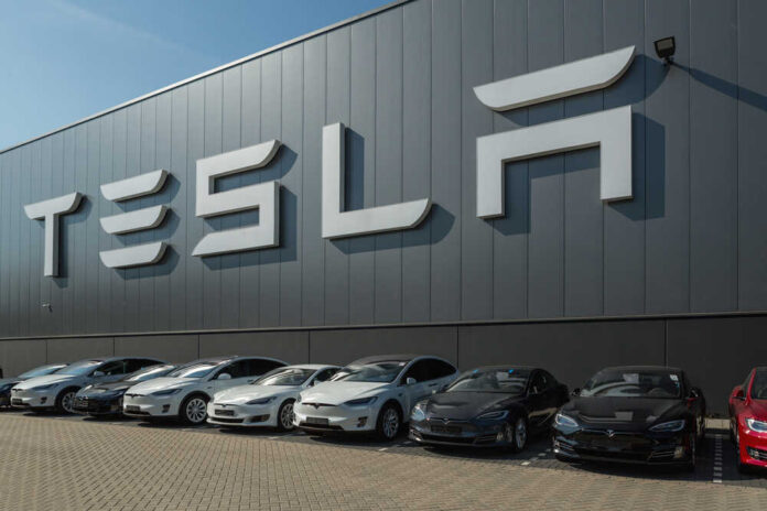 Tilgurg,,Netherlands,-,September,25,,2016:,Tesla,Motors,Assembly,Plant