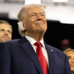man in red tie