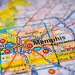 Memphis Crime BUSTED: Trump’s Bold Plan WORKS Detailed map focusing on Memphis with road connections