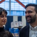 Jewish Leaders Demand Accountability from NYC Mayor Two individuals engaged in conversation at a polling station