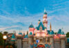 Illegal Ash Scattering TROUBLE at Disney! Disneyland castle with crowd during daytime clear sky