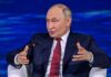 Unbelievable: Russia’s Law to Protect Citizens Abroad A political leader speaking at a conference