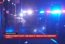 Three students shot, one dead at Fairfield graduation ceremony