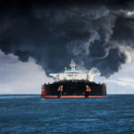 Hormuz Explodes — US Hits Back Hard Large ship emitting thick black smoke at sea