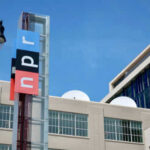 NPR’s Alito Shock—Then Total Retraction NPR building with logo and streetlight nearby