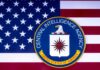 CIA emblem on the United States flag