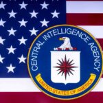 Declassified Shock: Unwitting Human Experiments CIA emblem on the United States flag