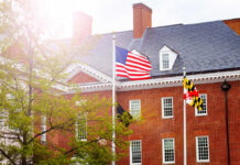Dangerous Releases? DOJ Torches Maryland Law Sign for U.S. Immigration and Customs Enforcement building.