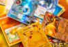 Violent Pokémon Robbery Stuns Judge Pokemon trading cards scattered on a table