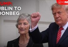 Trump Praises Unity—Protesters Roar Back Day One: Donald Trump’s visit to Ireland has seen politics, protests and plenty of attention.