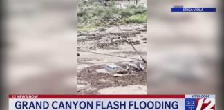Grand Canyon flooding: Over a dozen possibly missing, water pipeline knocked out