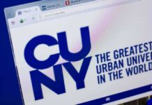 City Hall Shrugs As CUNY Craters – Where’s The Money Going? CUNY website on a computer screen