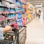 Gross Find? TikTok Shock Hits Popular Pepper Jar Shopper pushing a cart down a supermarket aisle