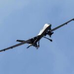 Sacred Airspace Breached? Red Line Warning After Mecca Scare military drone flying in a clear blue sky
