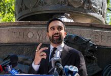 Booed Mayor, Explosive Dinner Choice Zohran Mamdani speaking at an outdoor press conference